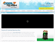 Tablet Screenshot of coolrush.com.au